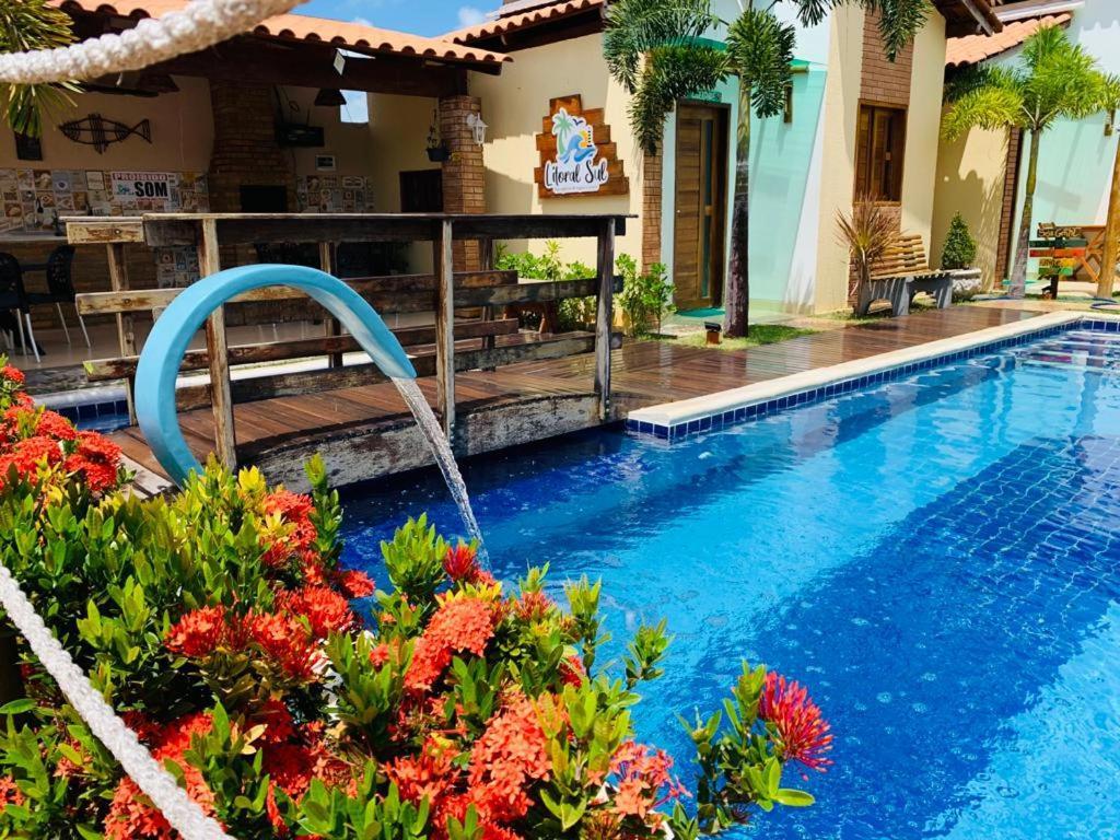 Flats Villas Litoral Sul - Lagoa Do Pau - Coruripe - Al Exteriör bild